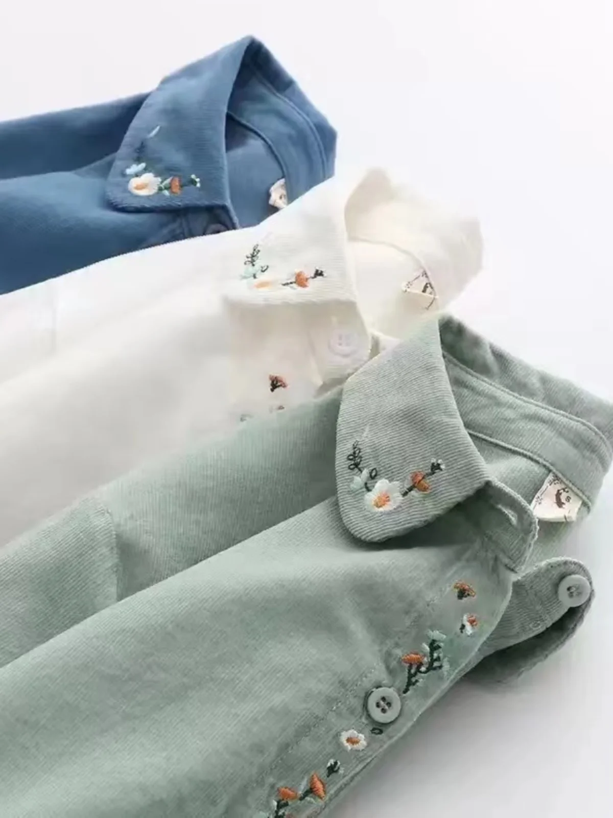 Ele المرأة طويلة Sve المطرزة irt ربيع الخريف قاعدة طبقة الكورية Sle Fre التصميم الفني عارضة Ne #2