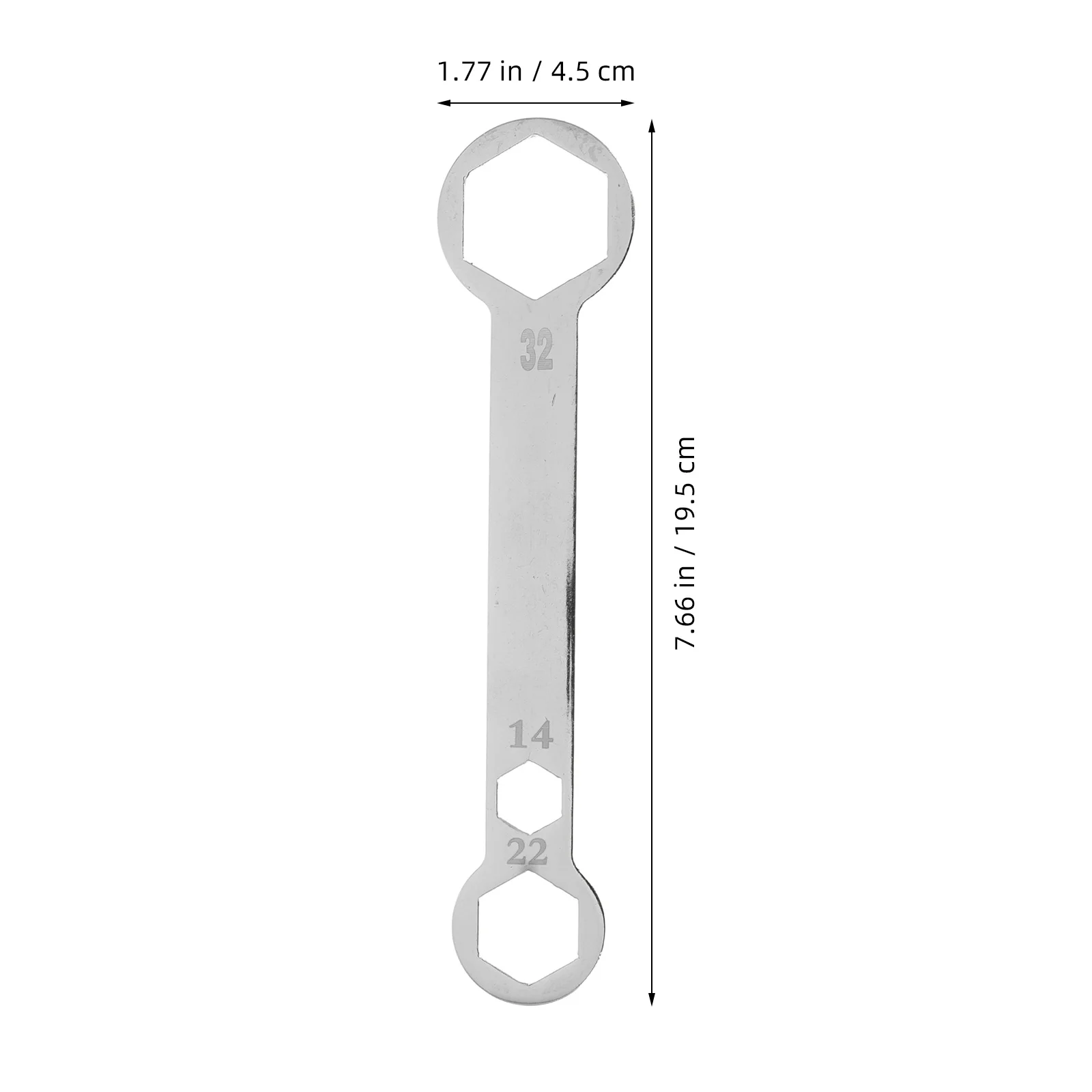 Motorcycle Axle Wrench Front Rear Axles Tool Multifunctional Design Durable Metal Material Lightweight Portable Tire Repair