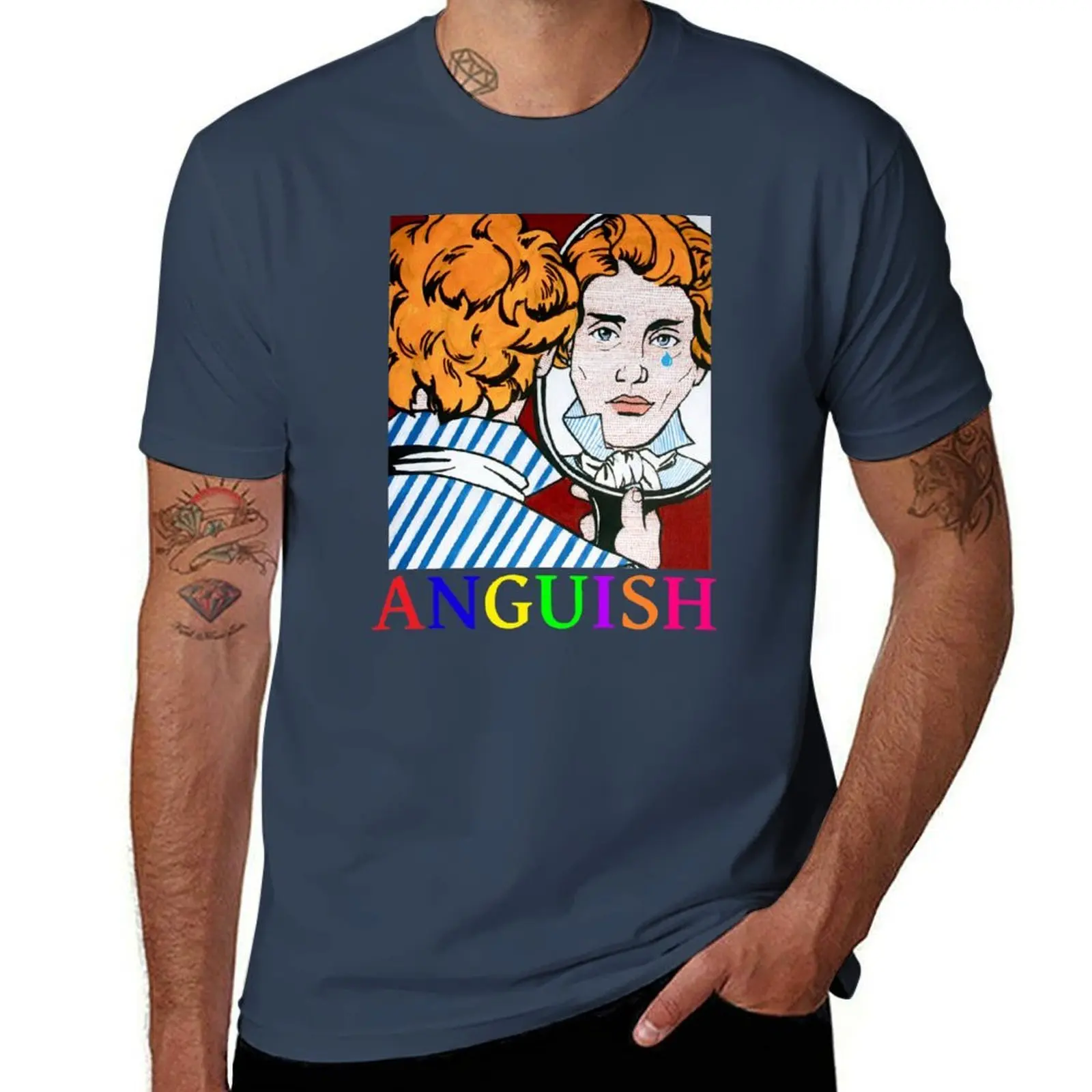 

Kierkegaard Anguish T-Shirt mens graphic t shirts man t shirts for men casual T-Shirt