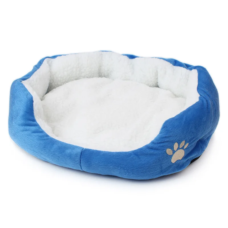 Large Soft PP Cotton Nest Dog Basket Mat Universal Cat Bed Large Pet Dog Bed Warm Comfortable Cashmere Warming  Dog House L09