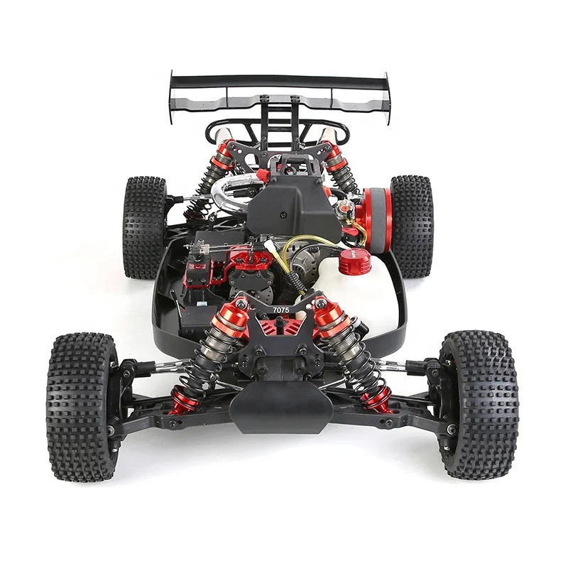 ROFUN V5 PRO 1:5 Scale 4WD RC Nitro Buggy 2.4Ghz Remote Control  Truck Hobby Model RTR 45CC Engine CNC Metal 75KG Servo - Image 4