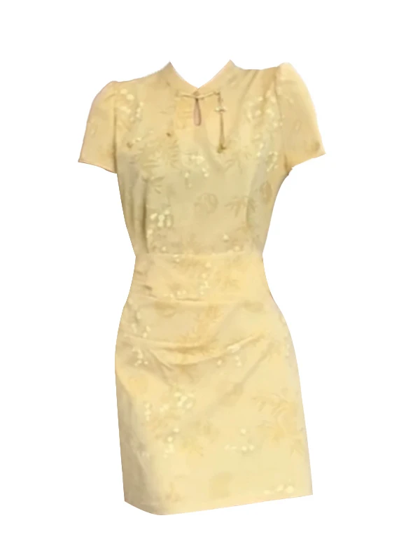 حجم كبير المرأة الصينية التقليدية Sle ort Sve التخسيس الخصر ألف خط الدكتور الصيف Ele عالية الخصر العلم رداء تنورة