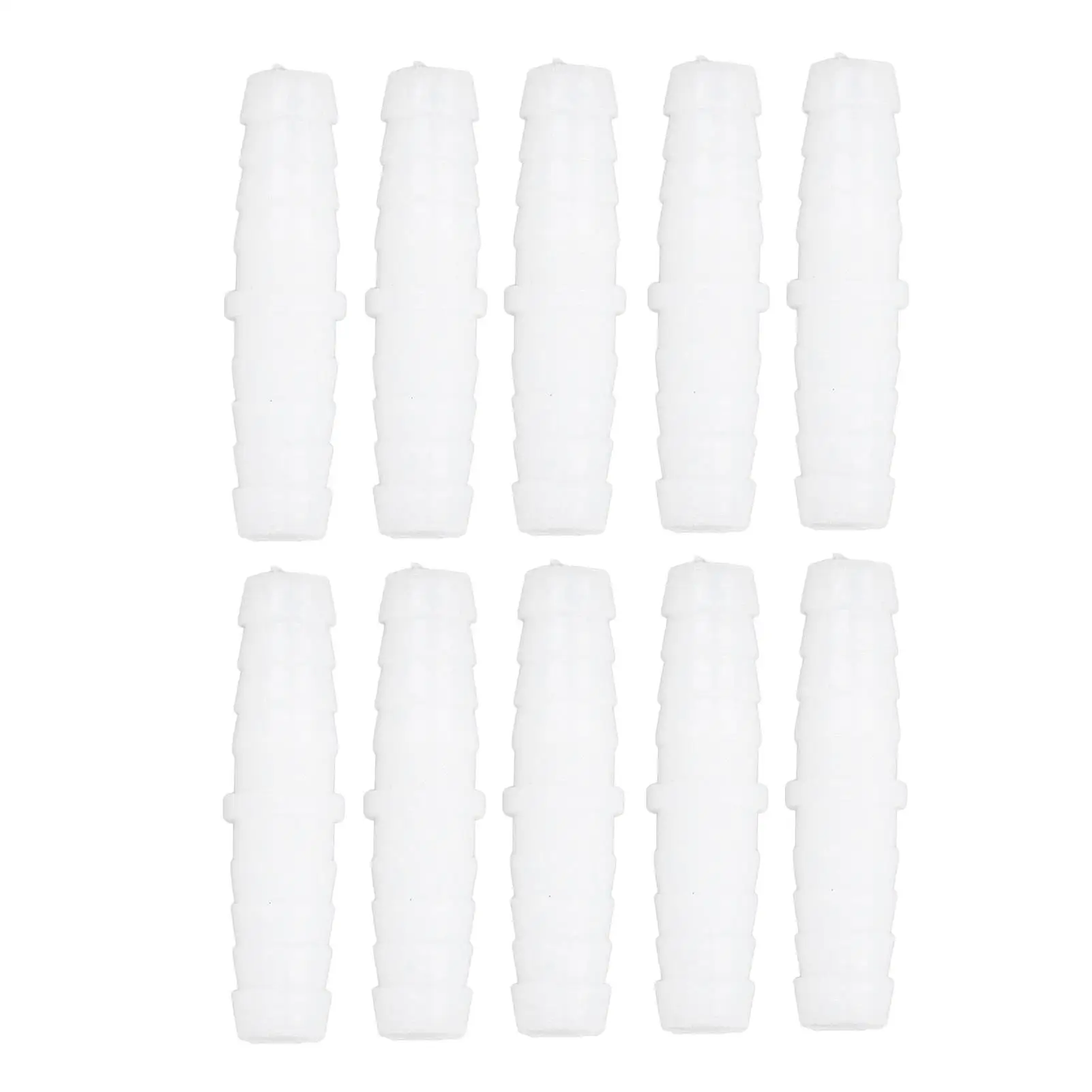 10Pcs Plastic Hose Barb Fitting 6-6mm 9-9mm 12-12mm 14-14mm Straight Equal Splicer Joint Adapter