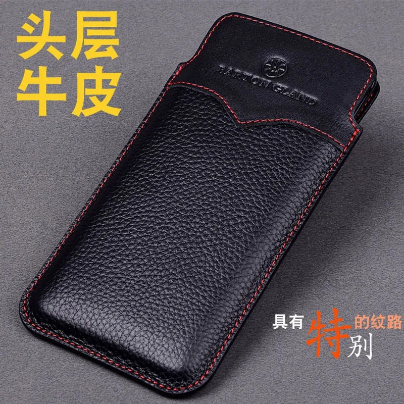 

Hot New Luxury Phone Pouch Sleeve For Meizu 18 Pro Plus Case Genuine Leather Case For Meizu 18 Protector