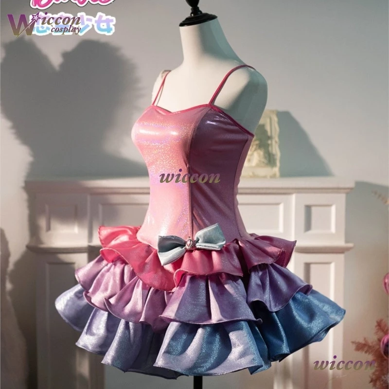 Fashion Outfit Sparkly Pink Aline Dress With Handbag Babi Dreamhouse Adventures Barbe Roberts And Heels Costume Girls Party Wear - view 2