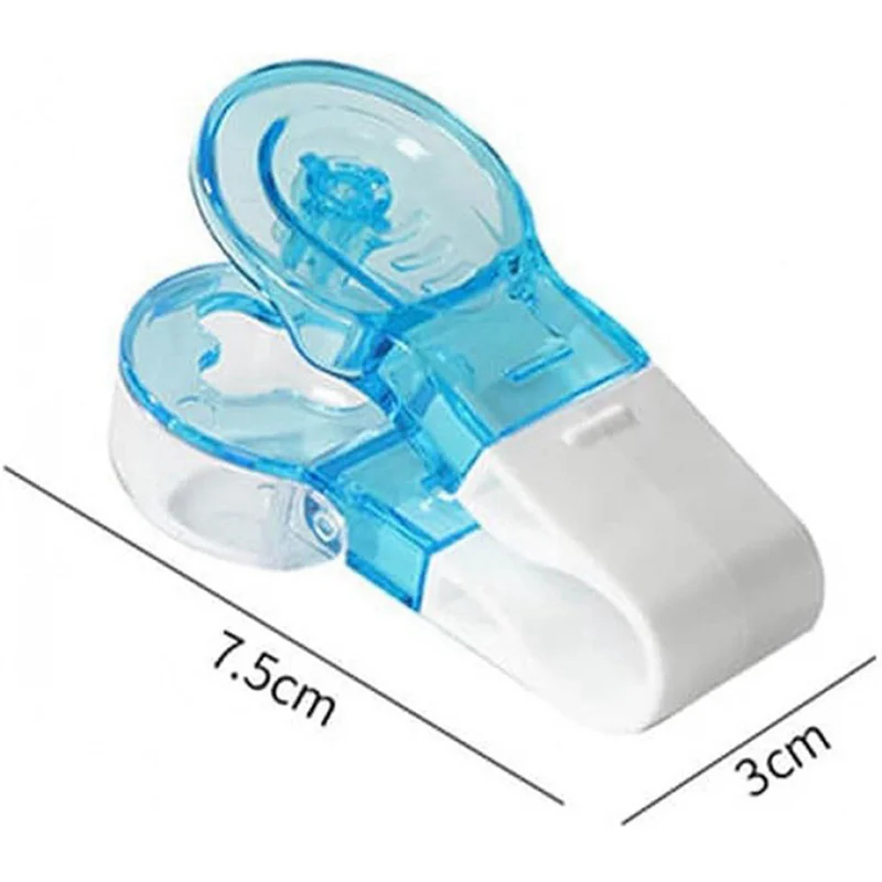 SQPP-10Pcs Пылезащитный дозатор таблеток с устройством для удаления таблеток для простого доступа к лекарству