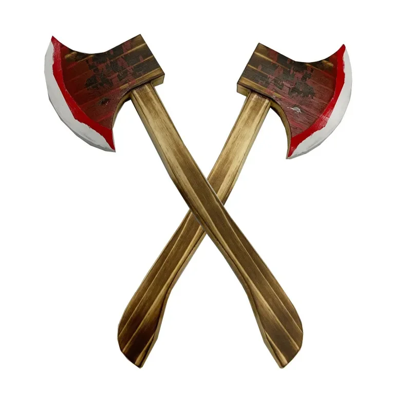 

34cm Wood Axe Performance Props Halloween Accessory and Gift for Kids Boys and Men