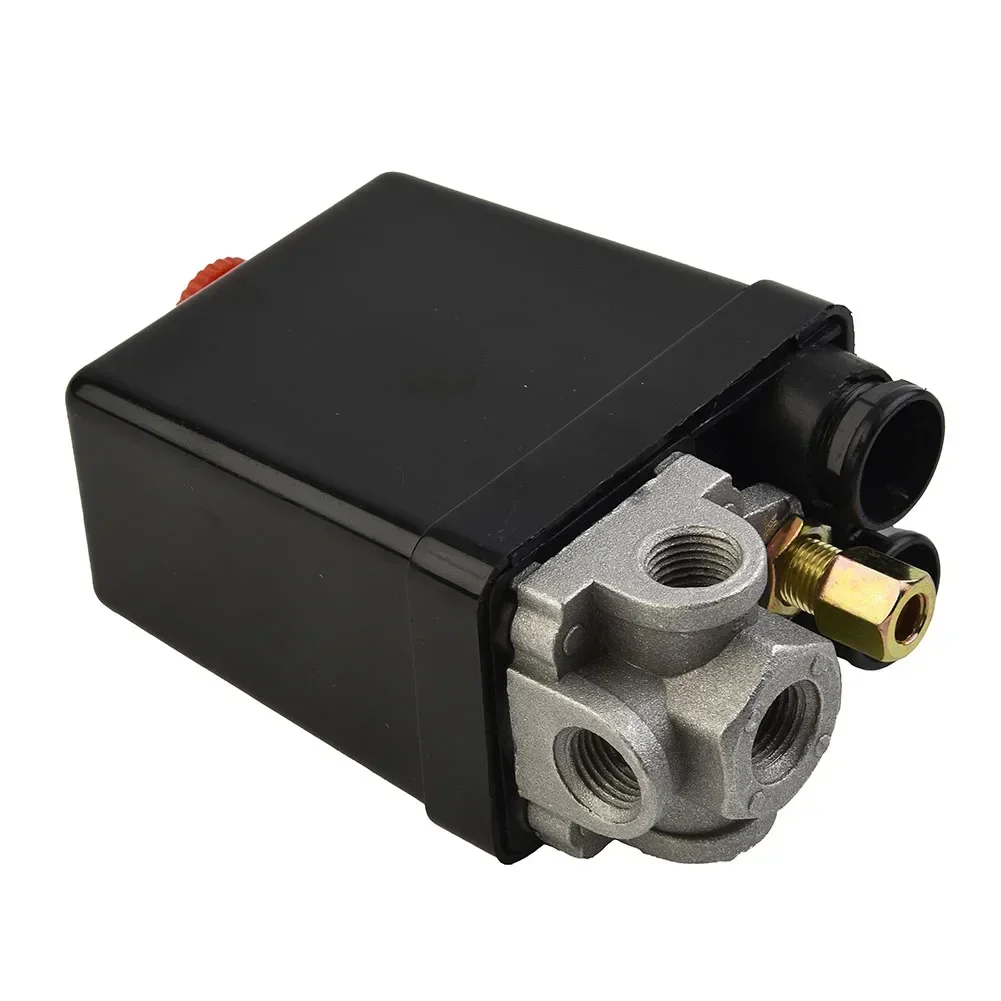 220-240V Air Compressor Pressure Switch Adjustable Control Valve 4 Port Manifold Configuration For Personal Workshop Factory