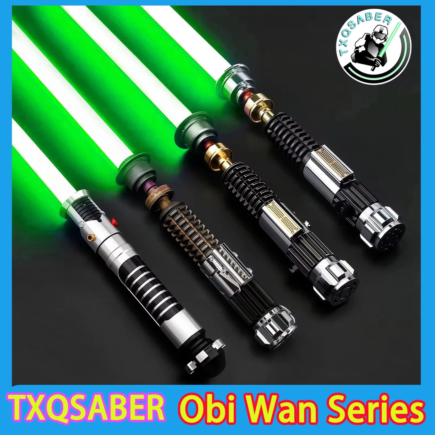 

High Quality SABER Obi Wan TV/EP3 Lightsaber SNV4 Proffie2.2 Heavy Dueling Light Sword Metal Hilt Smooth Swing Laser FOC Force