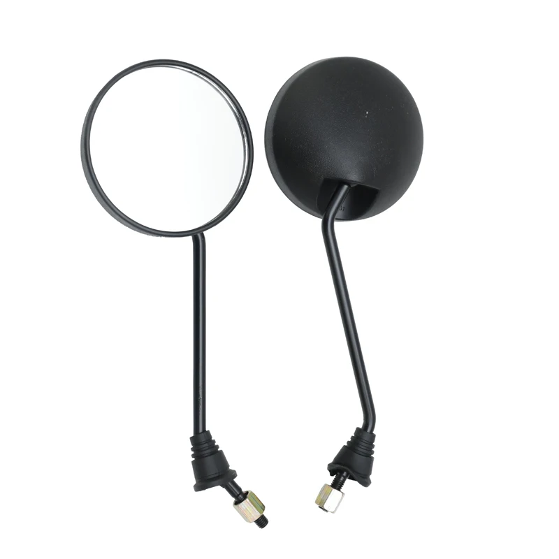 One Pair Circle Motorcycle Mirror Rear View Mirrors For Motorcycles E-Bike Honda Scooter Kawasaki Suzuki Yamaha  8mm