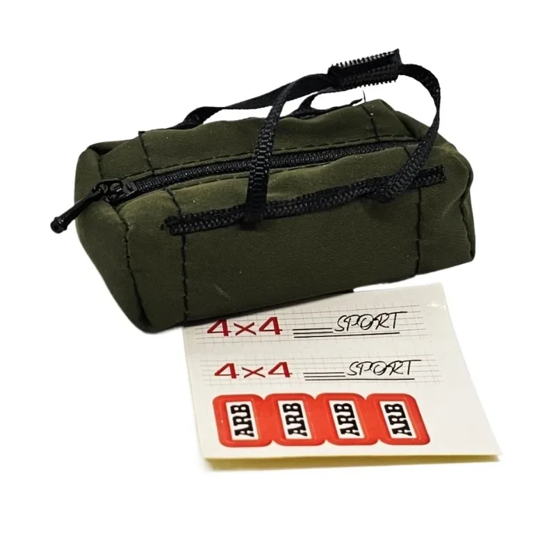 ミニチュア装飾スケールスポーツトラベルバッグ 1/18 1/24 RC クローラー TRX4M SCX24 AX24 FCX24 用