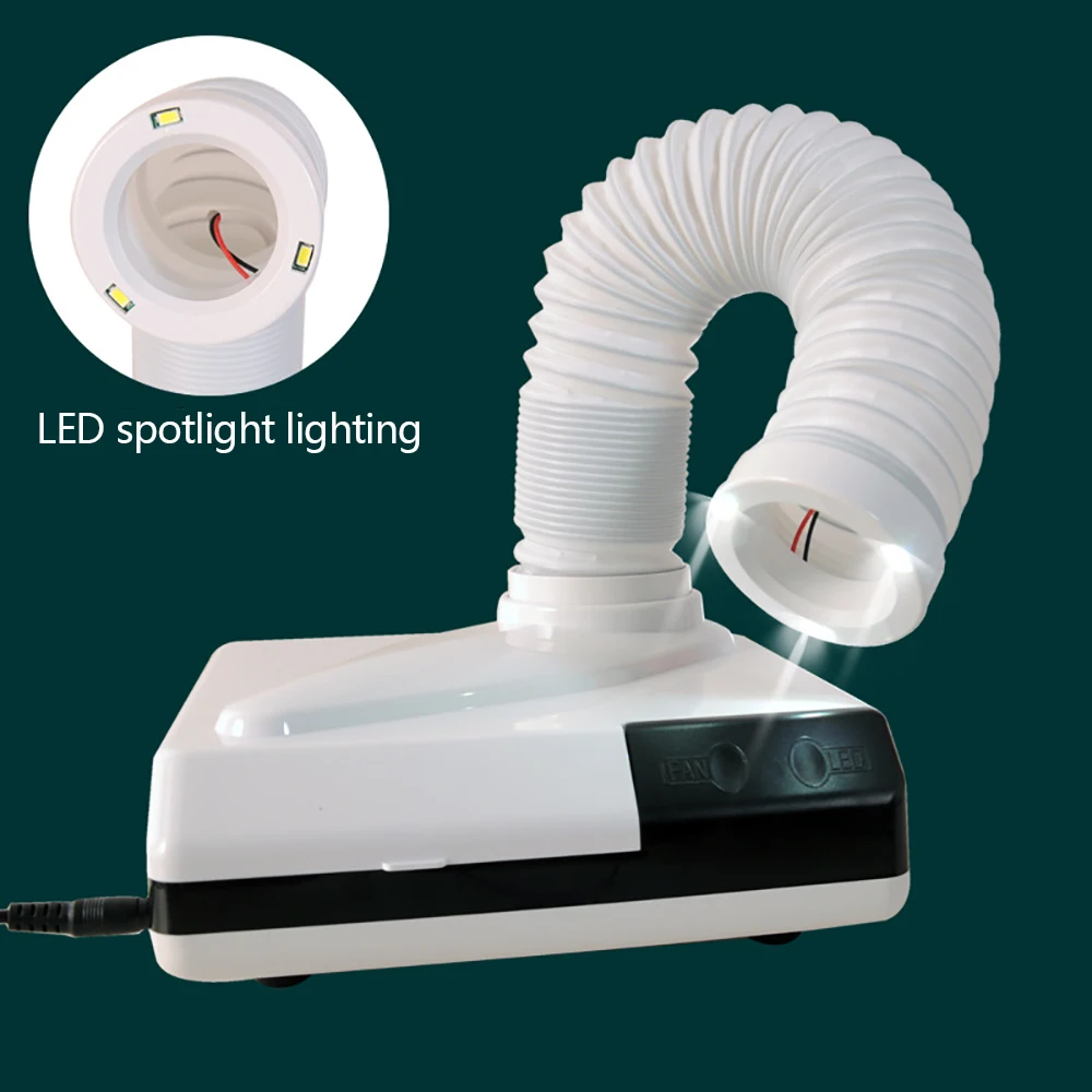 

60W Dental Portable Vacuum Cleaner Dust Collector Extractor Nail Dust Vacuum Cleaner Extractor de polvo para laboratorio Dental