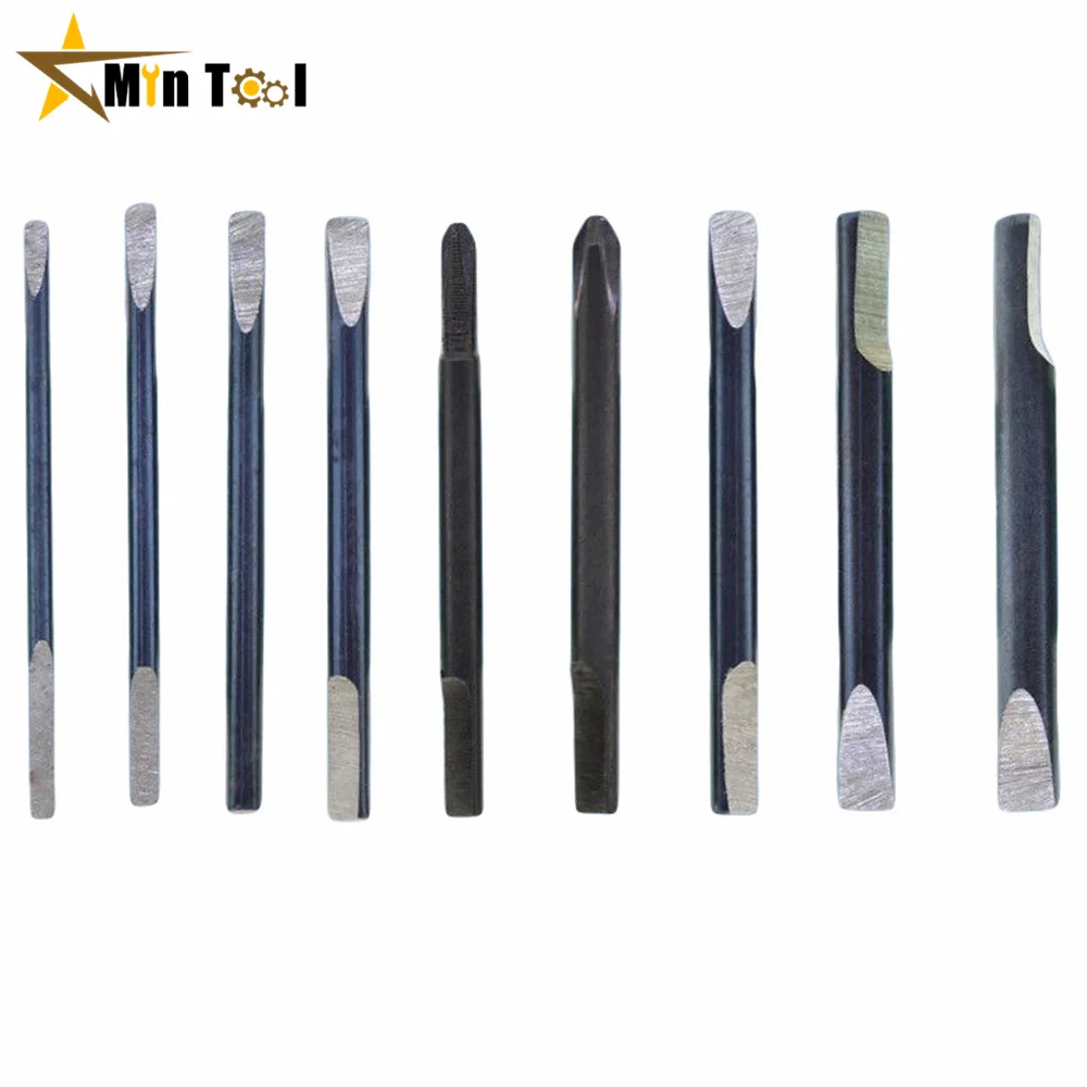 9pcs Precision Screwdriver Set  Watch Repair Tool Kit for Watchmaker Watch Glasses Flat Blade Assort Slotted Tool Hand Tool