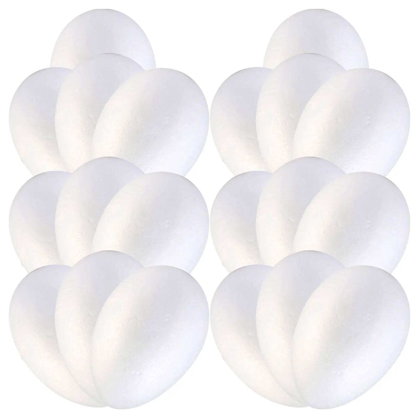 

20Pcs Unfinished Foams Eggs DIY Painting Eggs Easter Craft Supplies Kids Party Decor Easter Decor DIY Crafts Festival Ornament