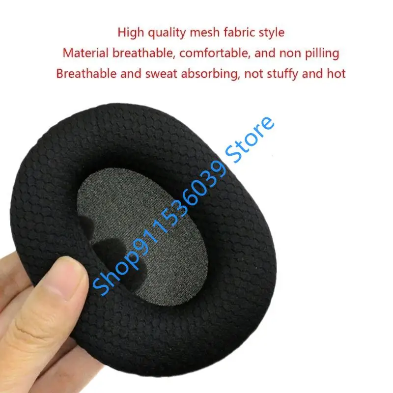Almohadillas de repuesto para auriculares Razer Barracuda X, almohadillas para auriculares, fundas de malla proteica