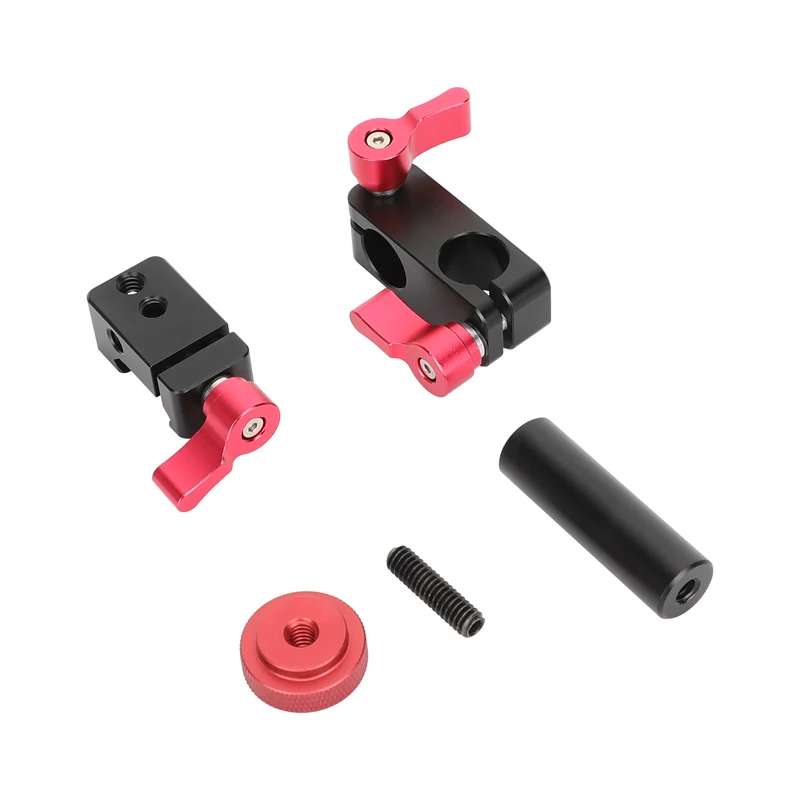 Camvate rotierender 15mm Stangen halter zur Nato Rail Clamp Magic Arm zur Montage von Nato-Zubehör auf Rig