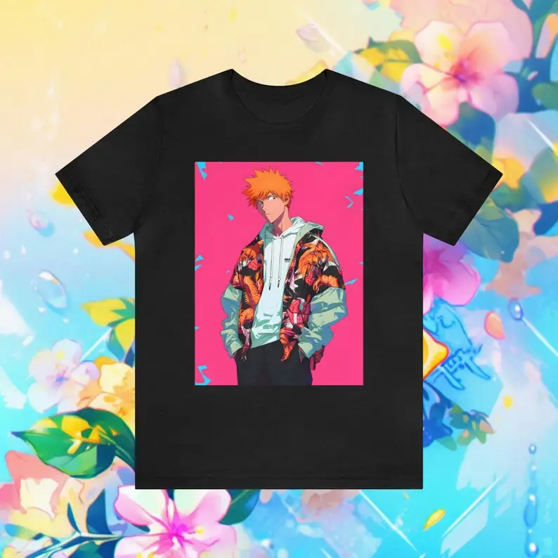 Ichi-bro Summer Unisex Shirt | Harajuku Y2K Clothing | Retro Anime Tee | Vintage Japanese Streetwear