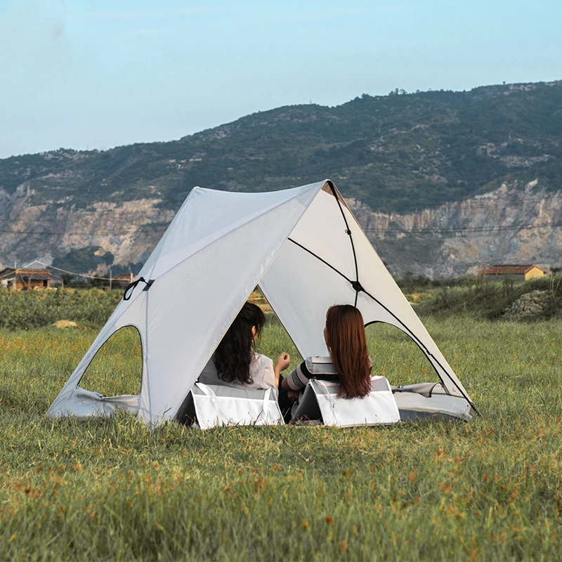 Portable Beach Tent Summer Sea Tent Sunshade Pop up Tent Summer Outdoor Beach Umbrella