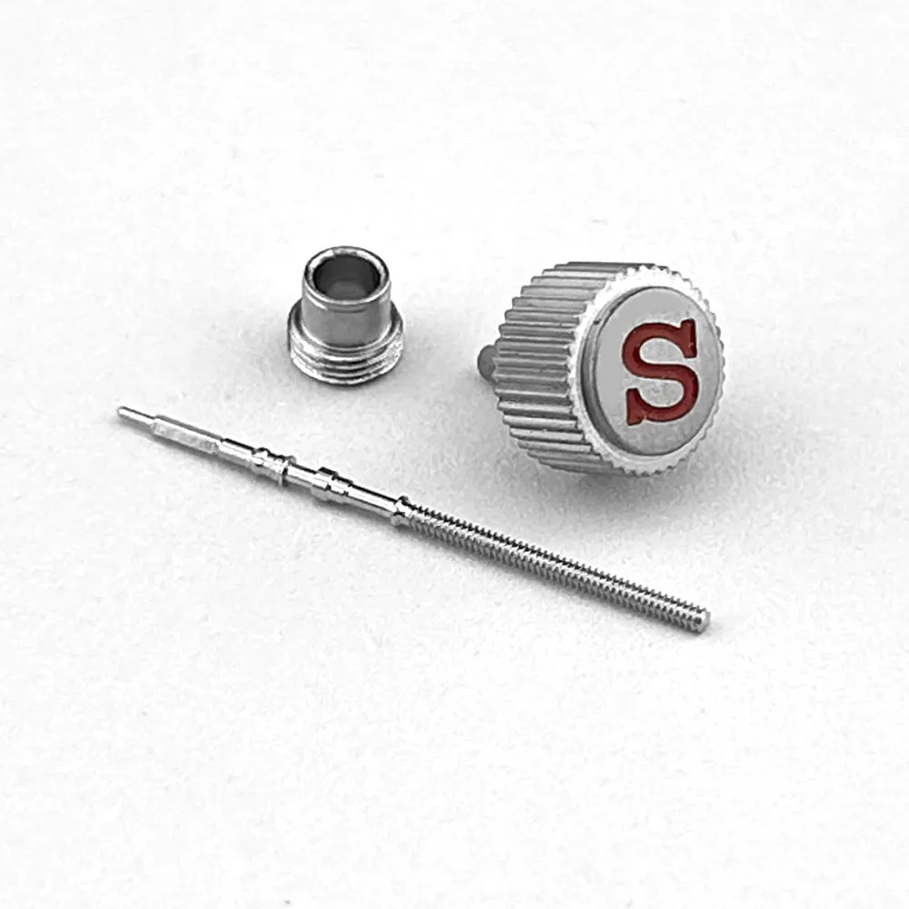 Einschraubbares GMT-Tauchergehäuse, silberne Krone, Ersatz-Uhrenkrone, keine „S“-Gravur und mit eingraviertem „S“, passend für NH34 NH35 NH36 Uhrwerke. – Detail 18