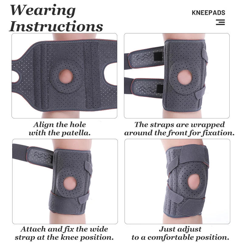 

Knee Protector 1 PC –Compression Patella Strap with Shock Absorption & Breathability, for Basketball,Cycling,Gym Fitness&Sports