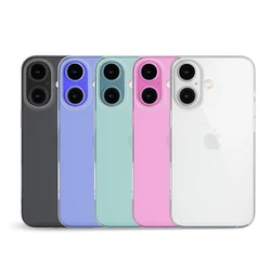 Ultra Thin Silicone Transparent TPU Case For Iphone 16 Pro Max Plus plus Fit Protective silicone Crystal Clear Soft Back Cover