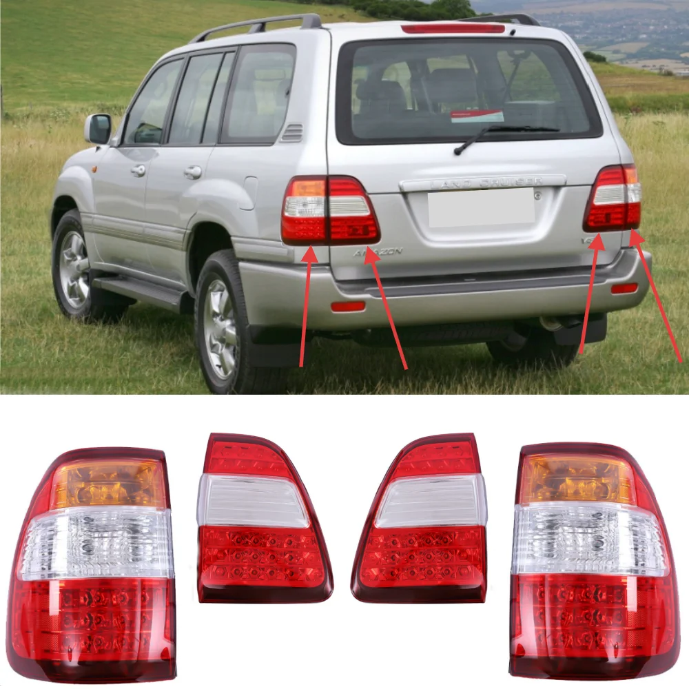 

Для Toyota Land Cruiser FJ100 1998-2007 автомобильный задний бампер светодиодный тормозной сигнал задний фонарь в сборе OE: 81560-60670