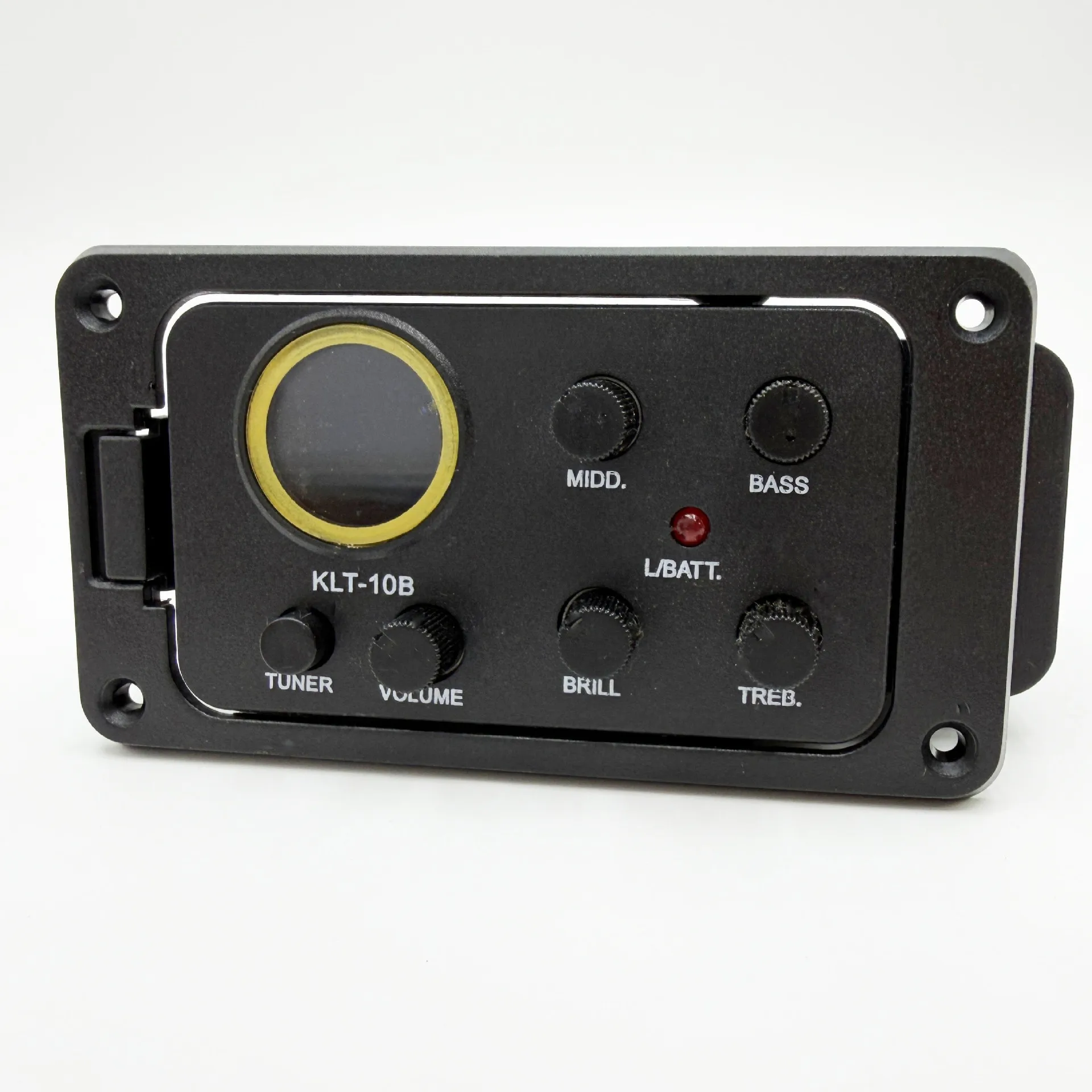 KLT-10B 4-Band Acoustic Pickup Tuner Preamp with Piezo Rod for Guitar Parts & Accessories
