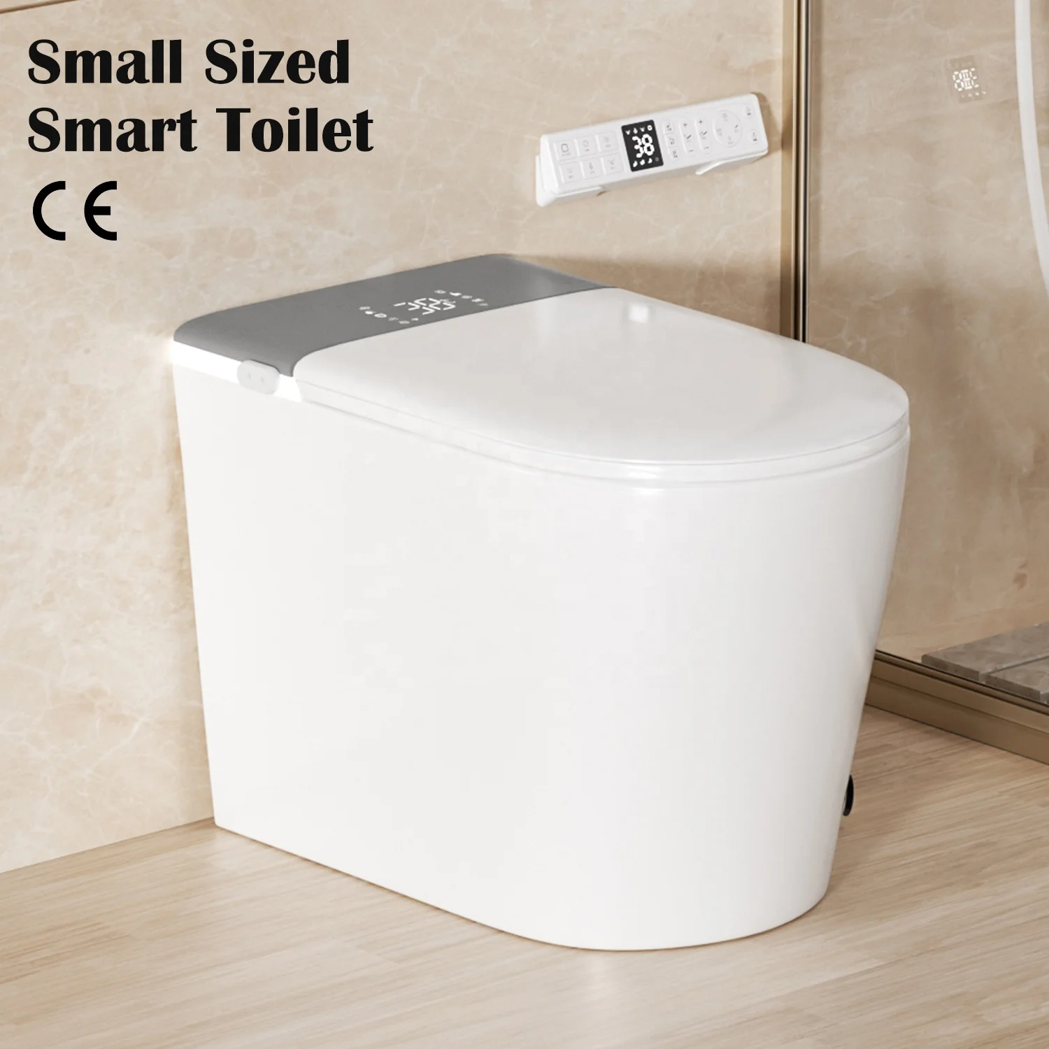 

ANYI Full-Function Smart Bidet Toilet Intelligent Automatic Adjustment Voice Command Rimless WC Seat Heating Floor-Mounted