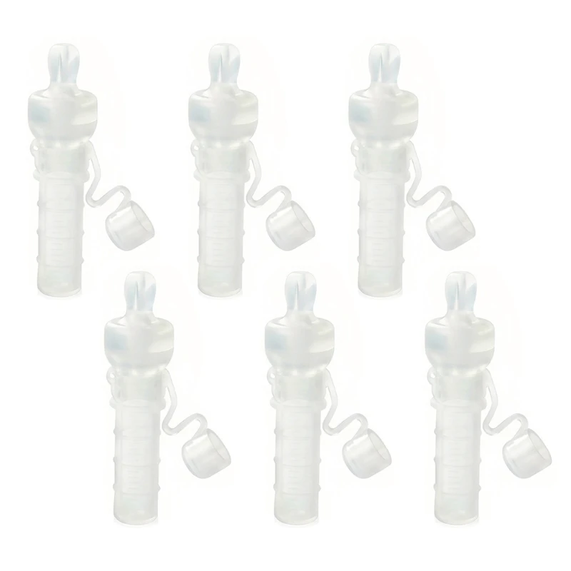 6 Stuks 5 Colostrum Voeden Buis Mum Moedermelk Opslag Container Draagbare Babyvoeding Druppelaar Kinderen Eten Dispenser