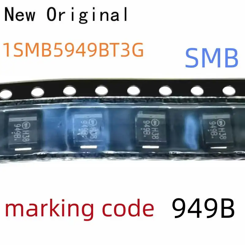 1Smb5949Bt3G 949B 3W 100V プラスチック表面実装ツェナー電圧レギュレータ