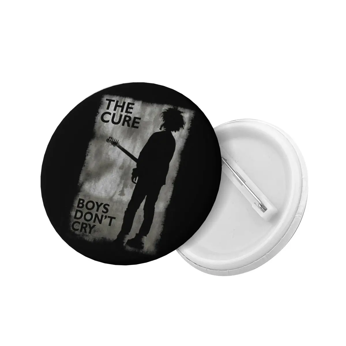 Music Rock Band Cure Pin Back Buttons Personalize The Boys Cant Cry Brooch Badge for Jeans Pinback Birthday Gift