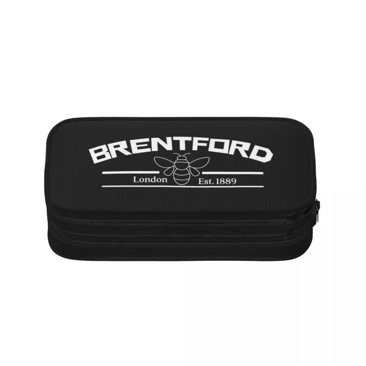 Brentford Come On You Brentford Brentford Bees Estuches para lápices Bolsas para bolígrafos de almacenamiento grandes Caja para bolígrafos Estuche para lápices para papelería escolar