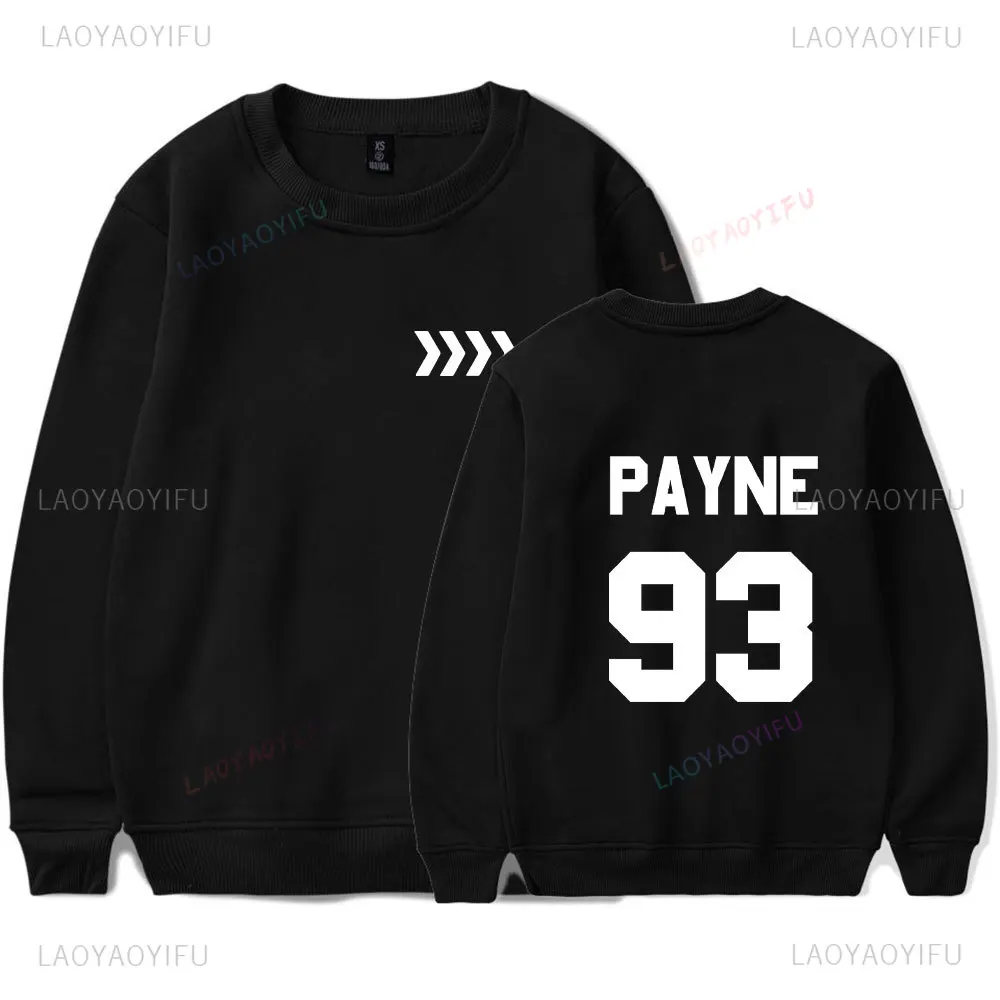 Fashion Liam Payne Tribute Sweater Rapper Payne 93 Merch Crewneck Capless Sweatshirt Men/women Rip Harajuku Hip Hop Pullover