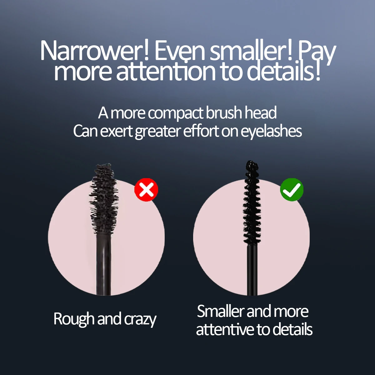 العين المجعدة السوداء يمكن أن تجعل عينيك أكبر وأكبر. لون كثيف يعرض العين المجسمة باللون الأسود