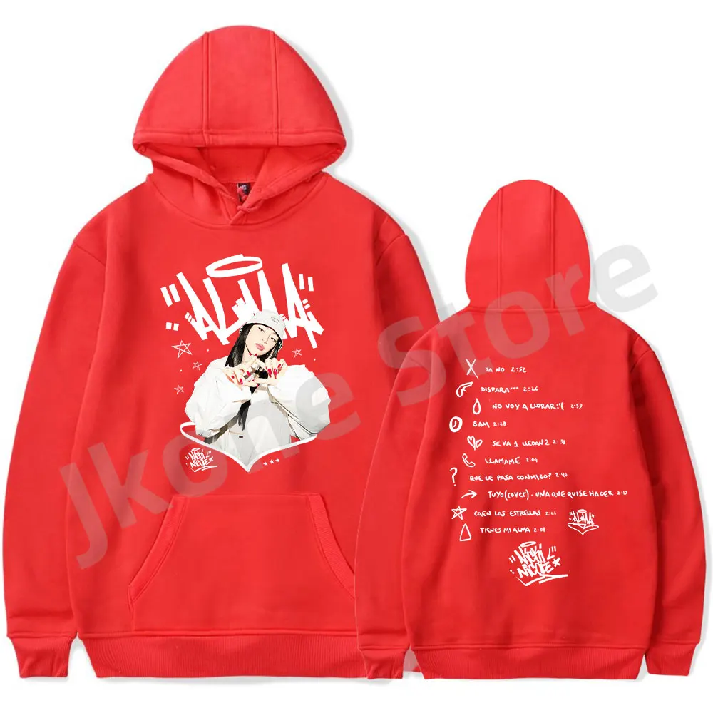 Nicki Nicole ALMA Hoodies Rapper Tour Merch Women Men Fashion Casual HipHop Style Sweatshirts