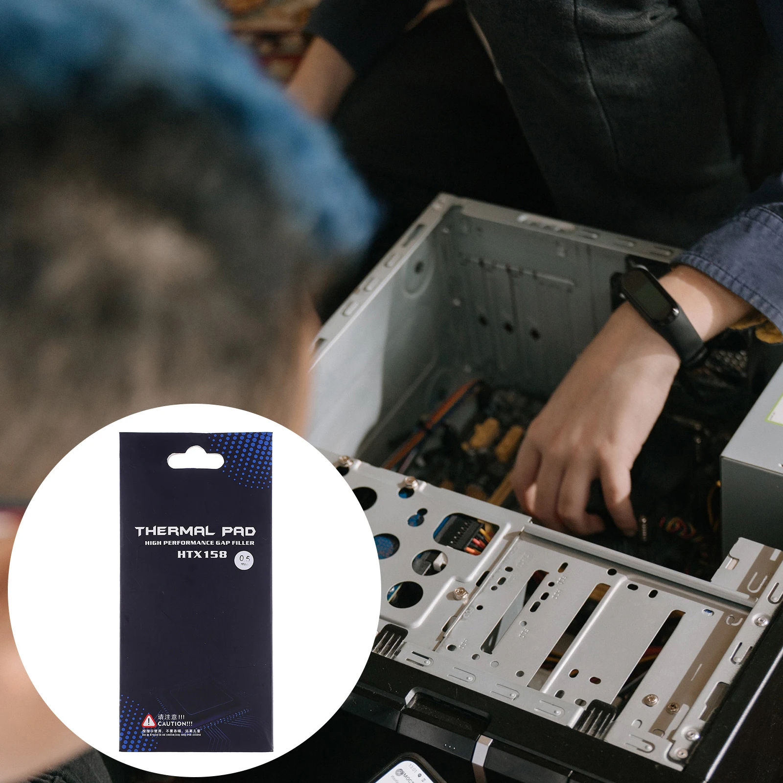 

Heat Dissipation Silicone Pad Thermal Pads CPU Chip Conduction Laptops Computer Cooling Accessory Heatsink Accessories