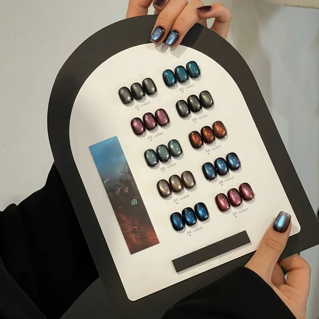 10 Colors Suuseegel Nail Polish Gel Cat Eye Magnetic Set Skin Whitening Glass Soak Off UV LED Gel Vanrish  Nail Art for Manicure