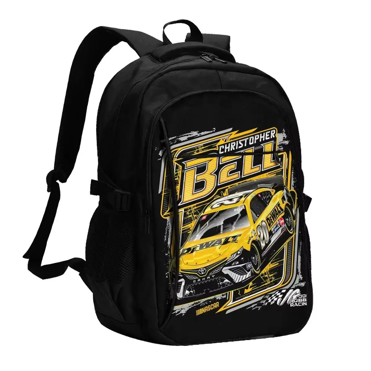 

Christopher Bell 20 Travel Laptop Backpack, Business Water Resistant Backpack with USB Charging Port College Bag for Men & Women
