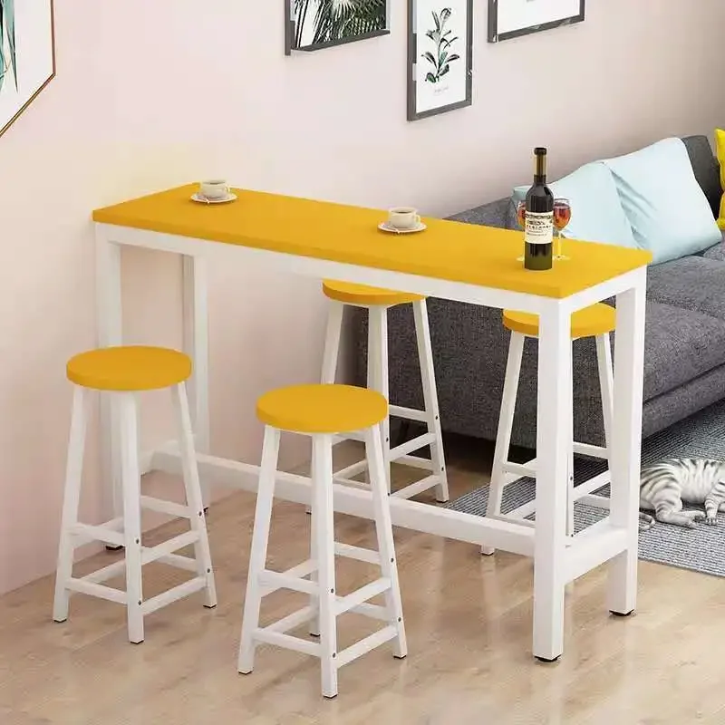 

Small bar table against the wall, milk tea shop, bar table, high table, long strip