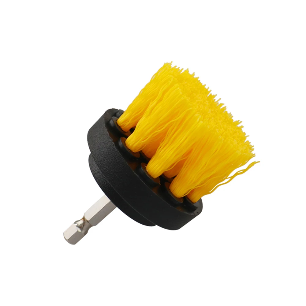 2 Inch Electric Scrubber Brush Drill Brush Cleaning Car Wash for Grout Floor Tub Shower Kitchen Carpet Glass  Detailing Washing