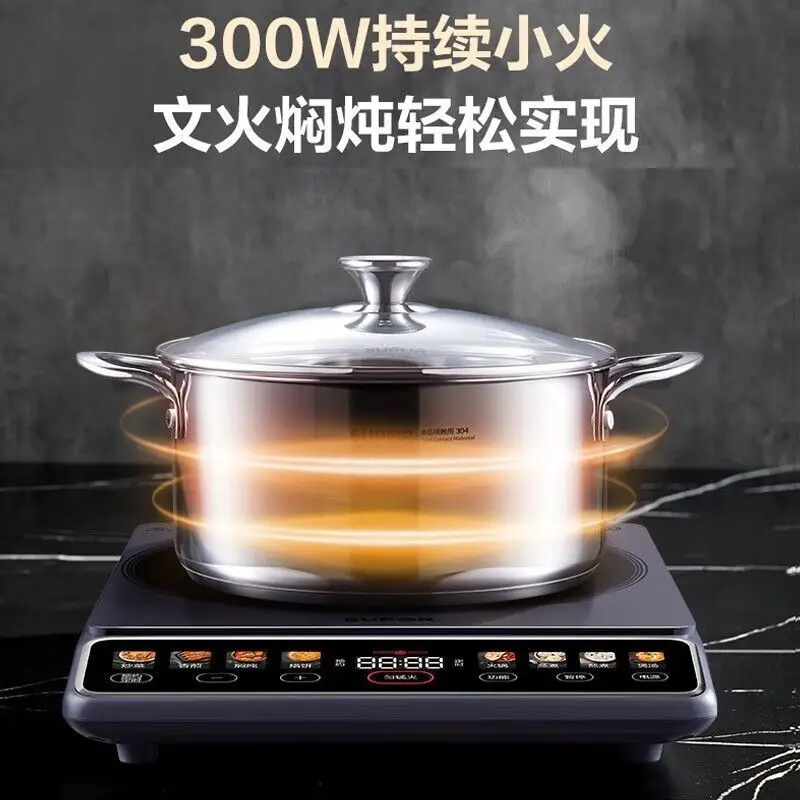 Induction Cooktop: Home Large Coil, Anti-Radiation, Noise Reduction with Timer & Color Display – Model C22-IA01