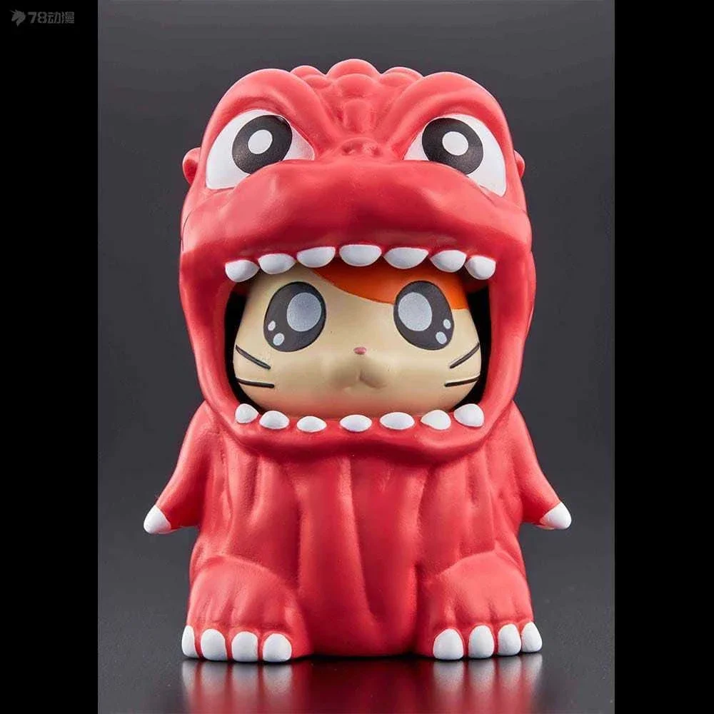

Bandai Genuine /Original MOVIE MONSTER PB LIMITED EDITION GODZILLA HAMM-KUN (RED) Action Figure Toys For Boys /Girls /Kids