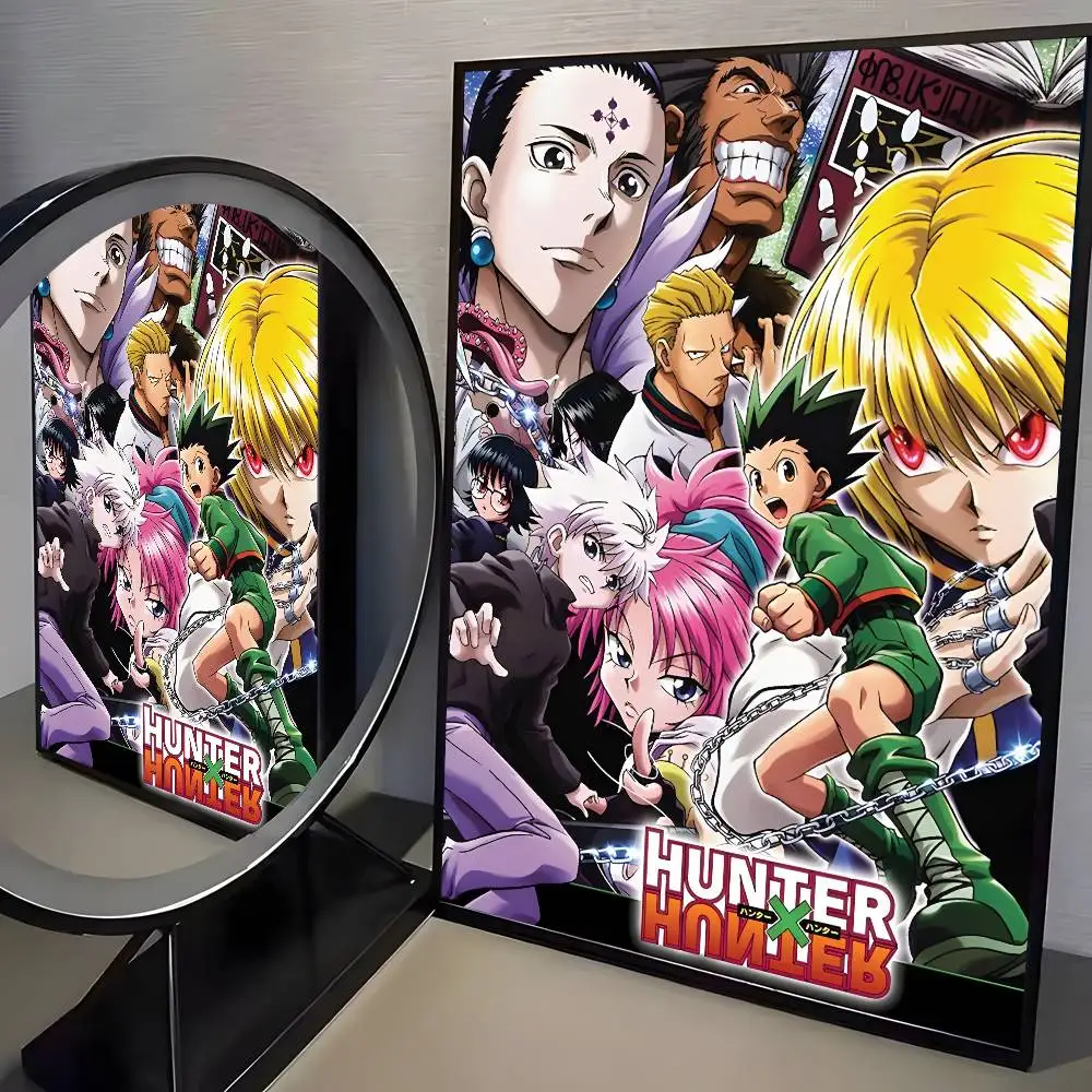 1 Stück Hochwertiges Japan Anime Hunter X Hunter Poster HD Leinwanddruck Ästhetisches Kunstdruckpapier Wandkunst für Wohnzimmer Heimdekoration – Detail 13