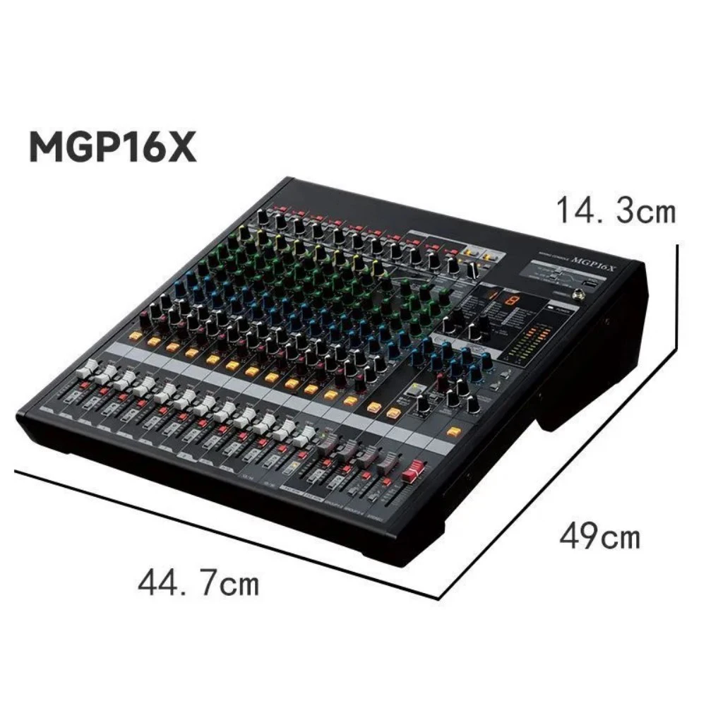 MGP16X 16 قناة المهنية خلط الصوت وحدة التحكم برو الصوت الرقمي متعدد المؤشرات المعالج لنظام الصوت المرحلة