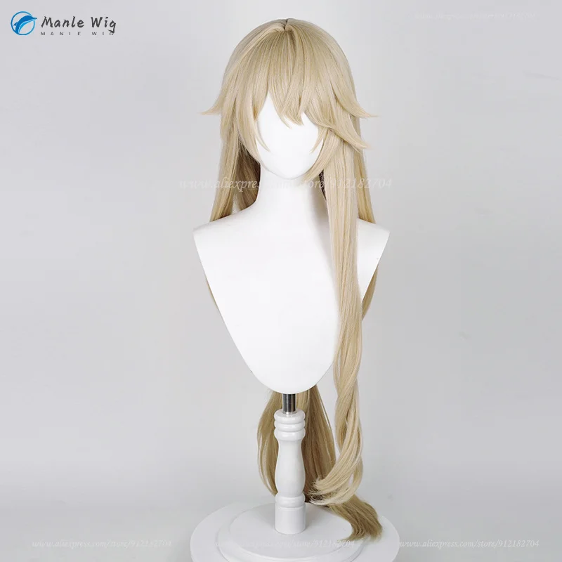 Peruca Cosplay, Gradiente de Linho, Resistente ao Calor, Cabelo Sintético, Perucas Anime, Boné, Jogo de Alta Qualidade, 90cm