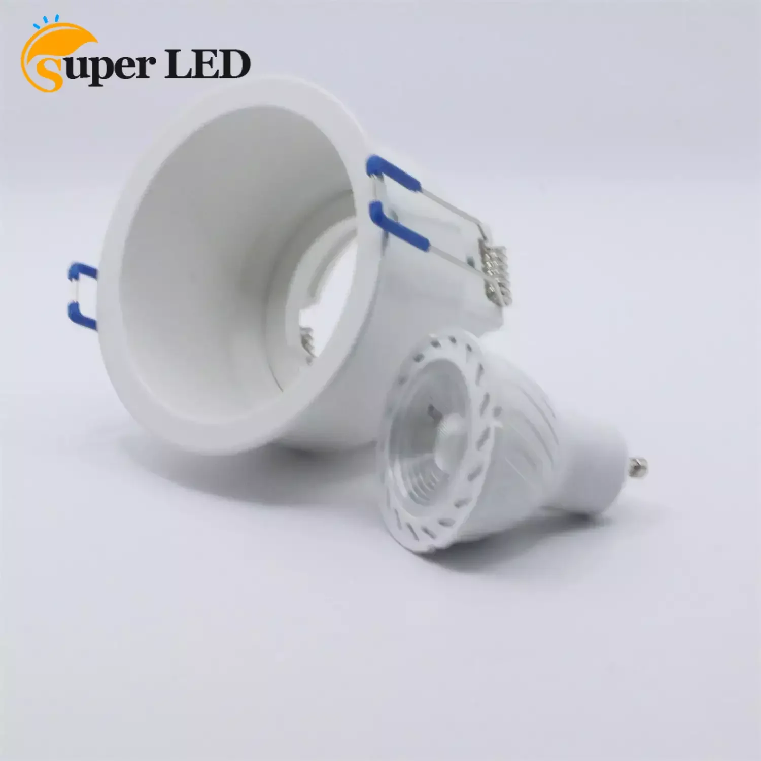 

White Color Zinc AlloyLED Eyeball Spotlight Recessed Downlight Home Lighting Room Ceiling Lights Down Light Lamp Siling