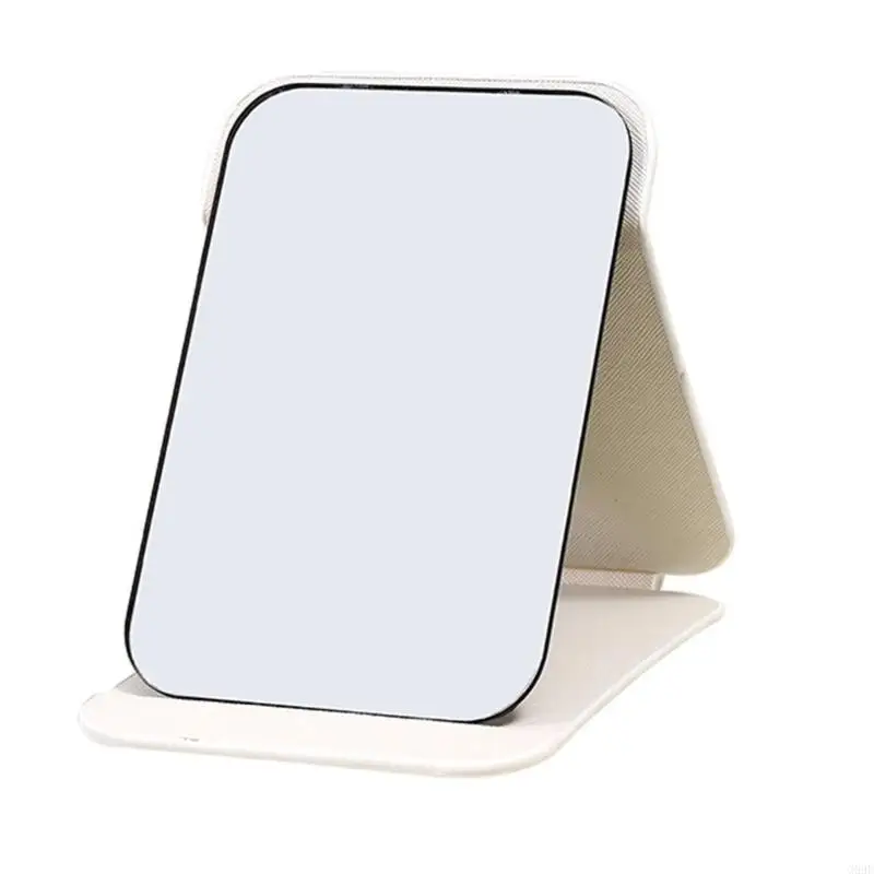 G99E Standing Makeup Mirror Travel Mirror Table Cosmetic Mirror Foldable Mirror