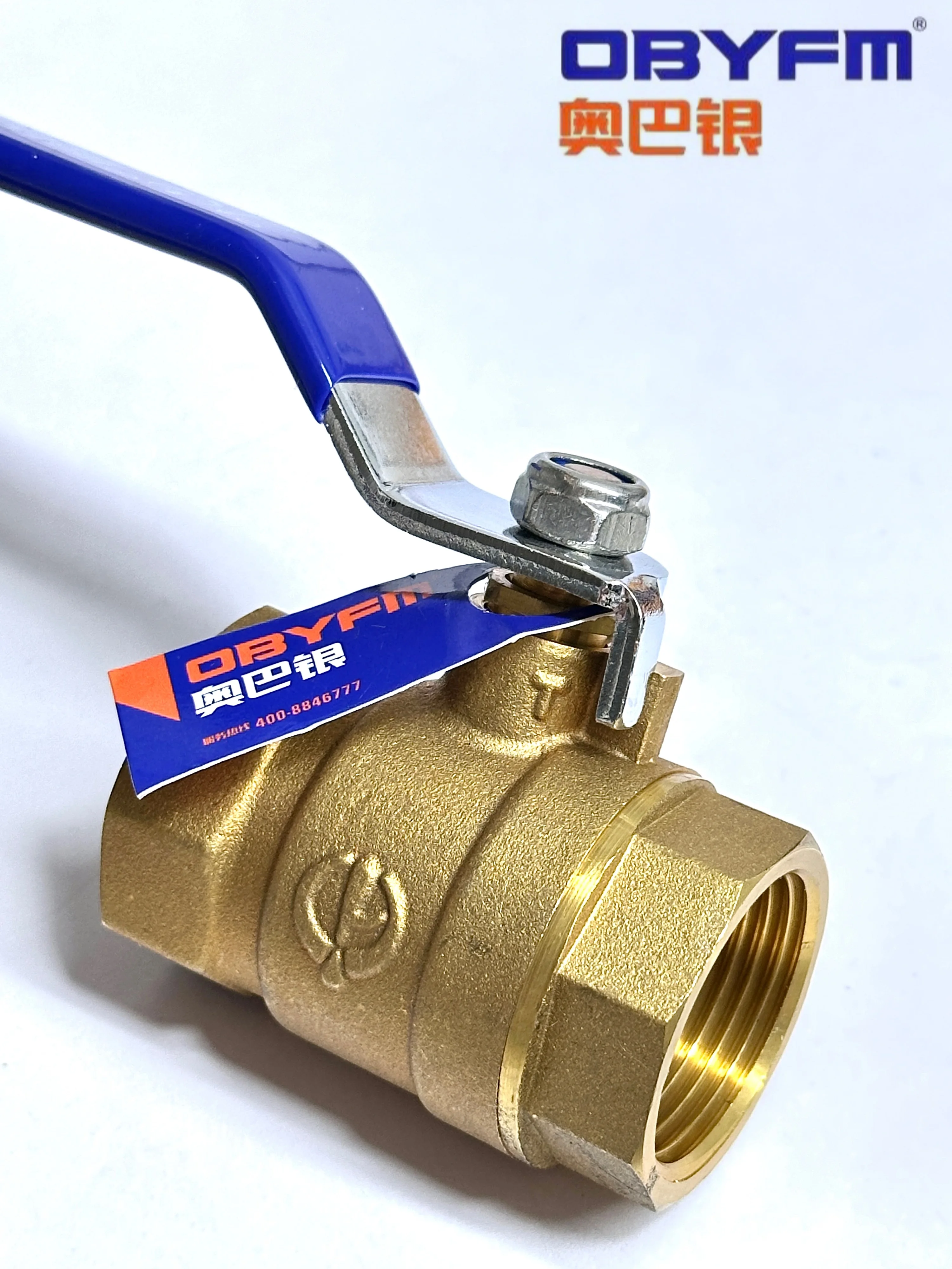 

DN25 OBYFM Brass ball valve Female Thread Connector Joint Copper Fitting Coupler Adapter Water Air Gas