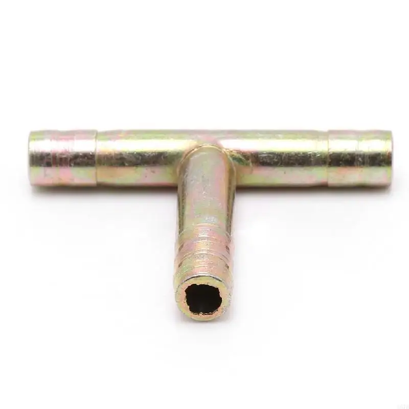367d 8mm 5/16 3 Way Hose Hose Babbed Connector