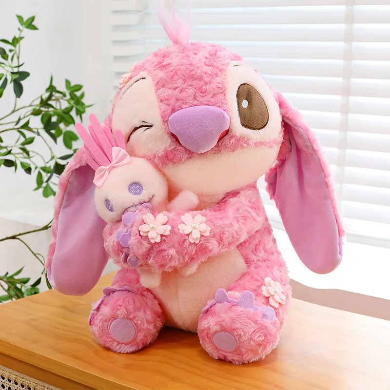 Kawaii point peluche jouet Lilo & point peluche oreiller décor à la maison coussin en peluche animaux en peluche poupée Anime figurines fille cadeau